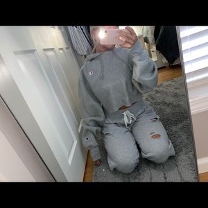 Champion Reverse Weave Cropped Hoodie